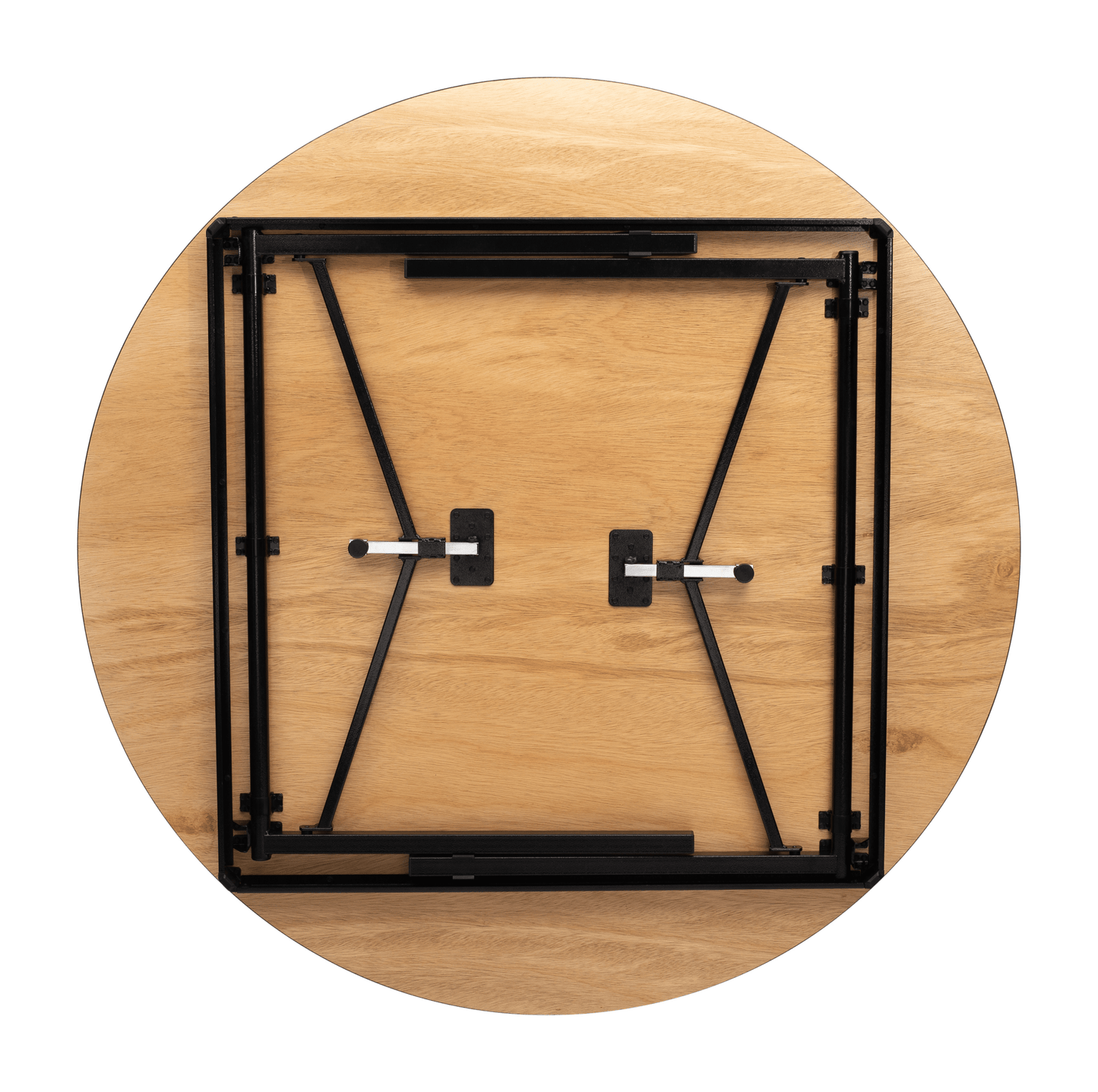 National Public Seating Max Seating Folding Table, 60" Round Particleboard Core (NPS - MSFT60RDPB) - SchoolOutlet