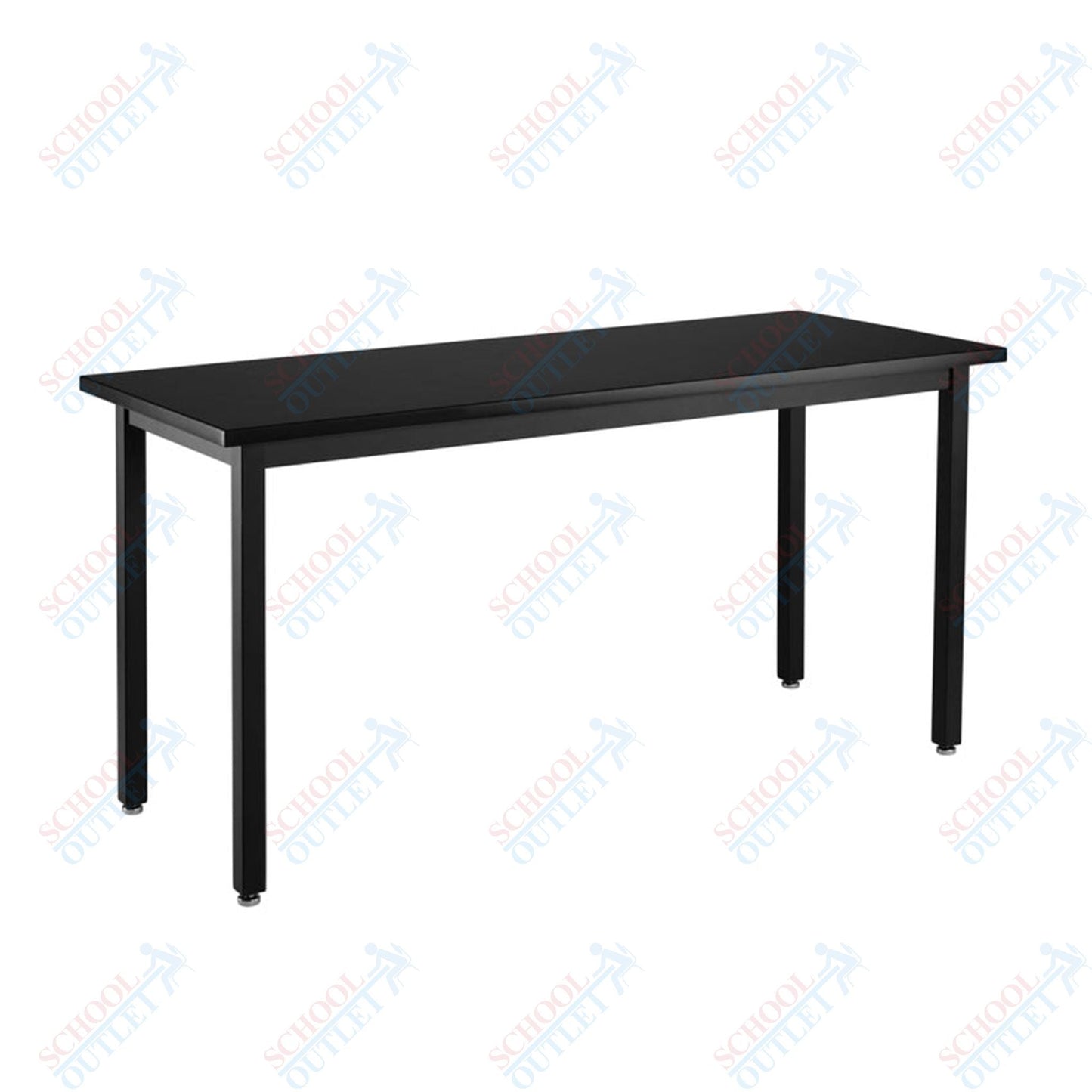 NPS Steel Science Lab Table, 24" X 54", Steel Legs (National Public Seating NPS-SLT3-2454) - SchoolOutlet