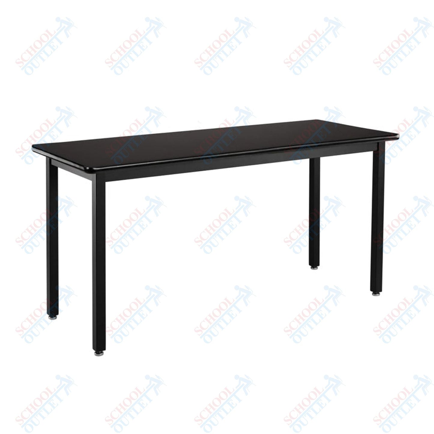 NPS Steel Science Lab Table, 24" X 54", Steel Legs (National Public Seating NPS-SLT3-2454) - SchoolOutlet