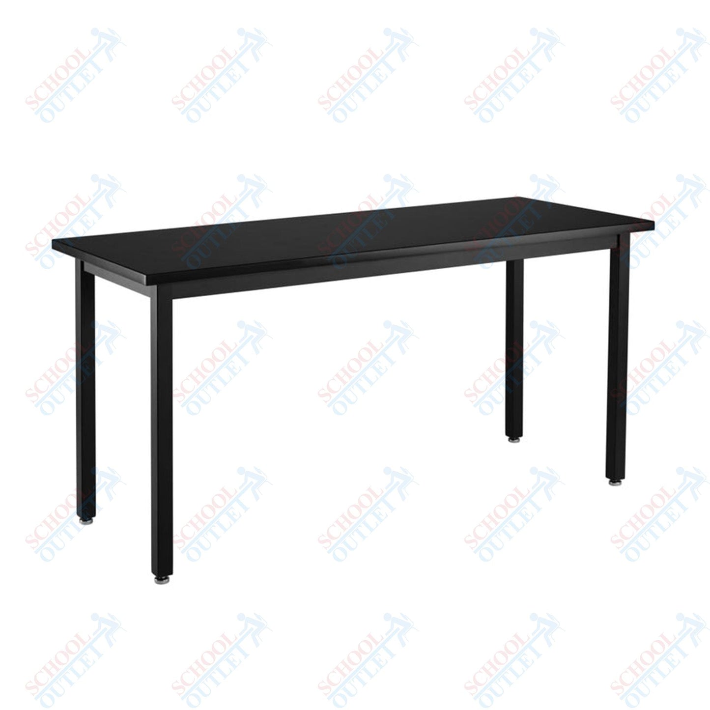 NPS Steel Science Lab Table, 24" X 54", Steel Legs (National Public Seating NPS-SLT3-2454) - SchoolOutlet