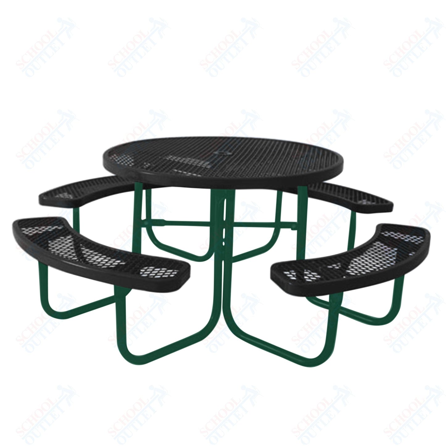 UltraPlay 46" Round Outdoor Picnic Table - SchoolOutlet