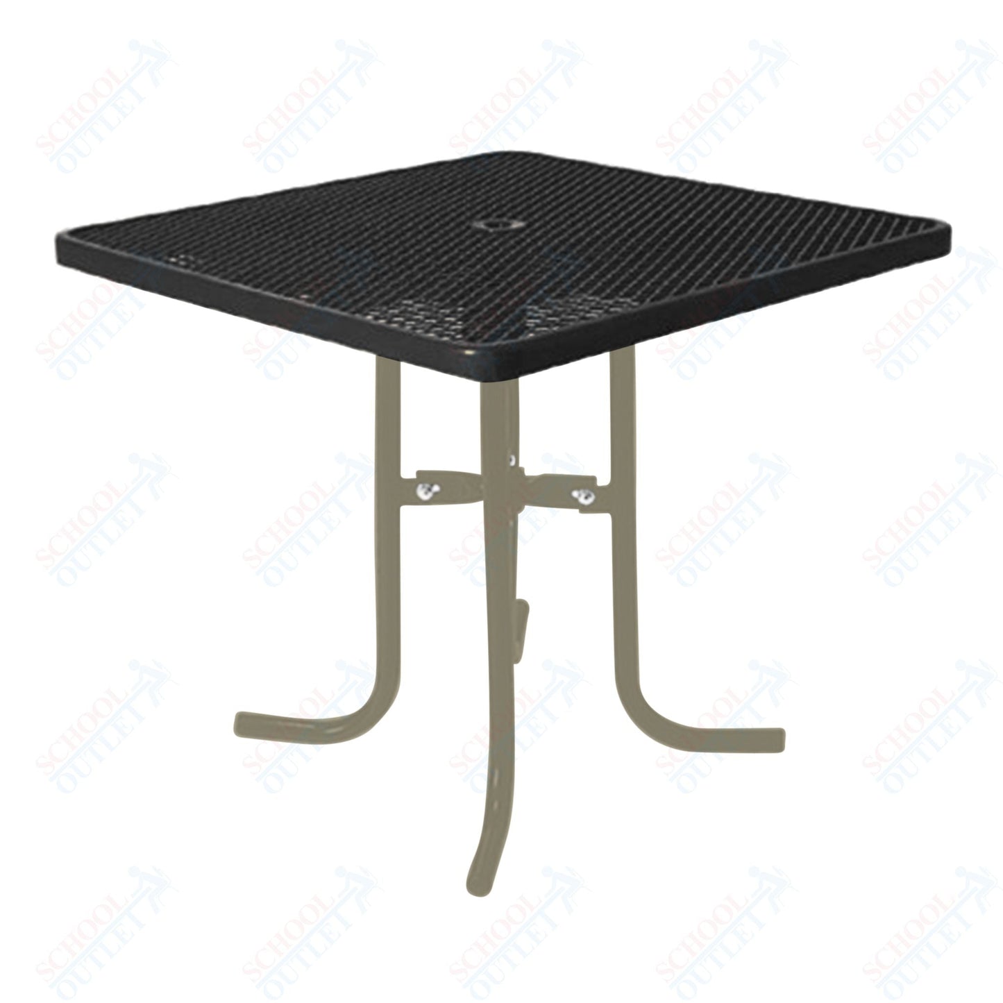 UltraPlay 36" Square Portable Food Court Table - 42 High - SchoolOutlet