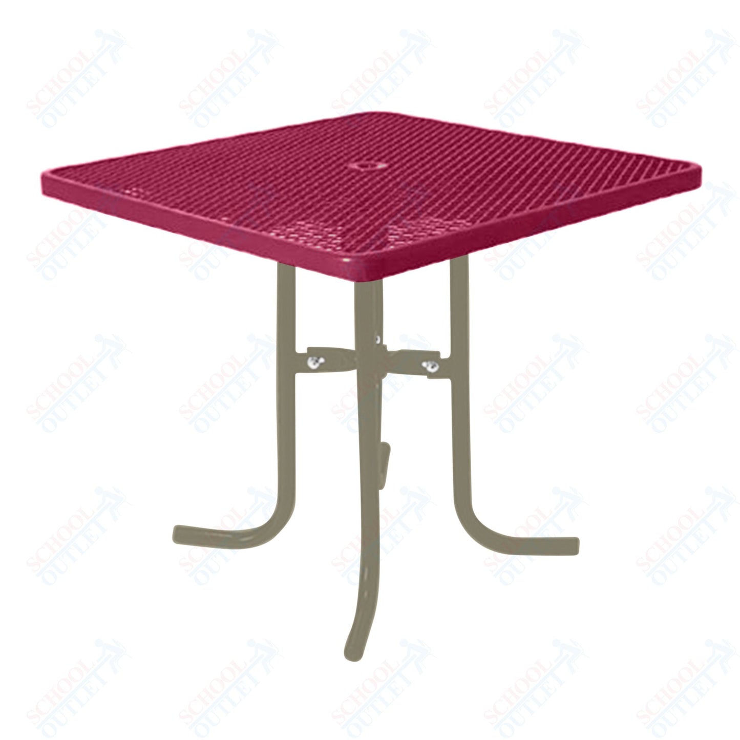 UltraPlay 36" Square Portable Food Court Table - 42 High - SchoolOutlet