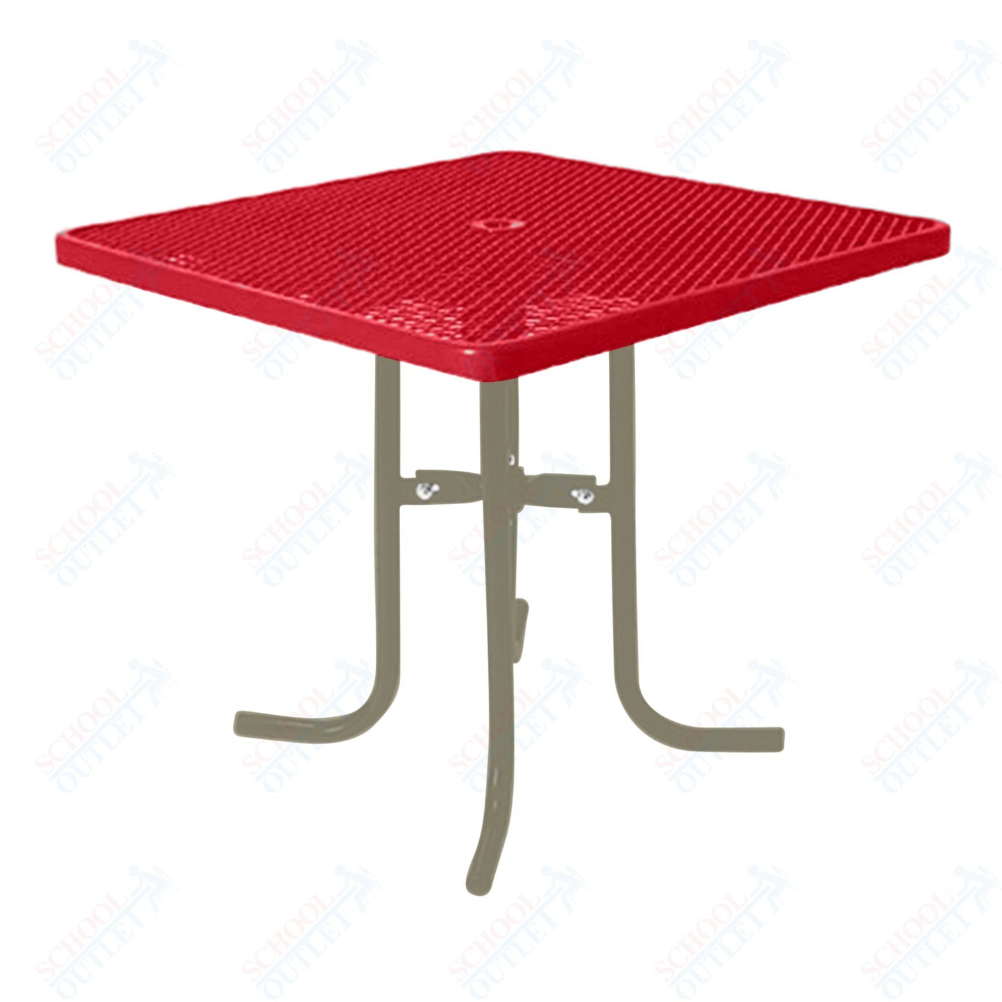 UltraPlay 36" Square Portable Food Court Table - 42 High - SchoolOutlet