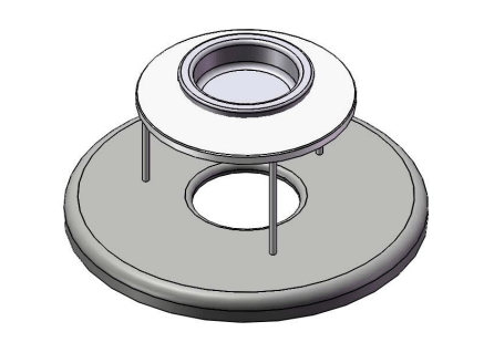 UltraPlay 55 Gallon Ash Urn Top (AUR - 55 - 08) - SchoolOutlet