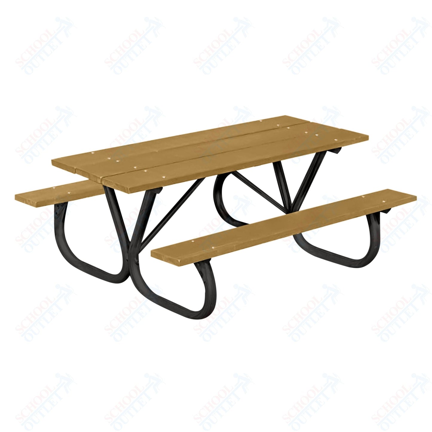 UltraPlay 8' Extra Heavy Duty Table w/ Bolt - Thru Frame - SchoolOutlet