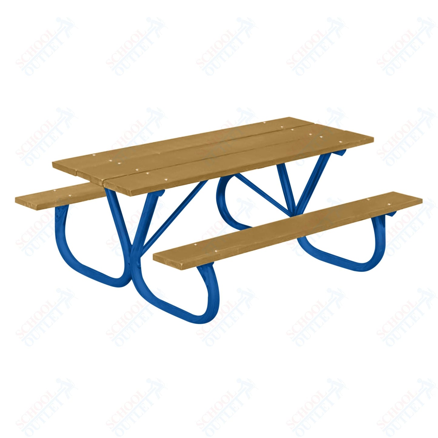 UltraPlay 8' Extra Heavy Duty Table w/ Bolt - Thru Frame - SchoolOutlet