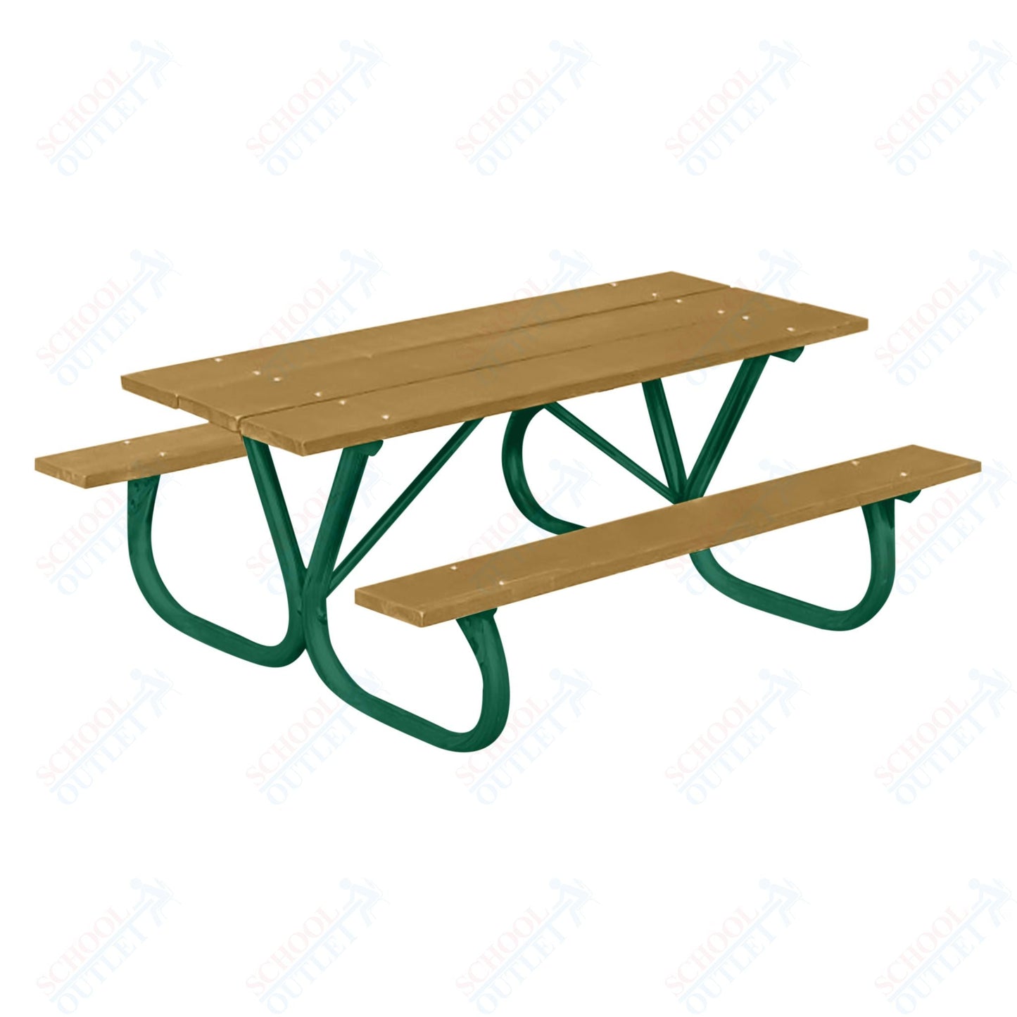 UltraPlay 8' Extra Heavy Duty Table w/ Bolt - Thru Frame - SchoolOutlet