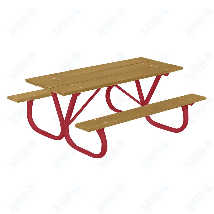 UltraPlay 8' Extra Heavy Duty Table w/ Bolt - Thru Frame - SchoolOutlet