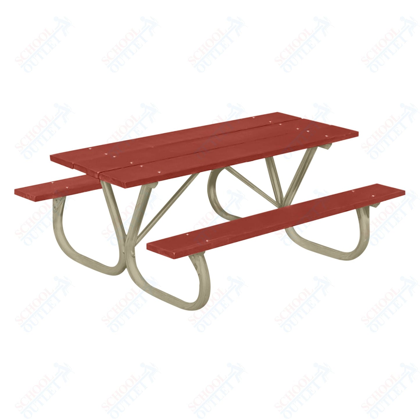 UltraPlay 8' Extra Heavy Duty Table w/ Bolt - Thru Frame - SchoolOutlet