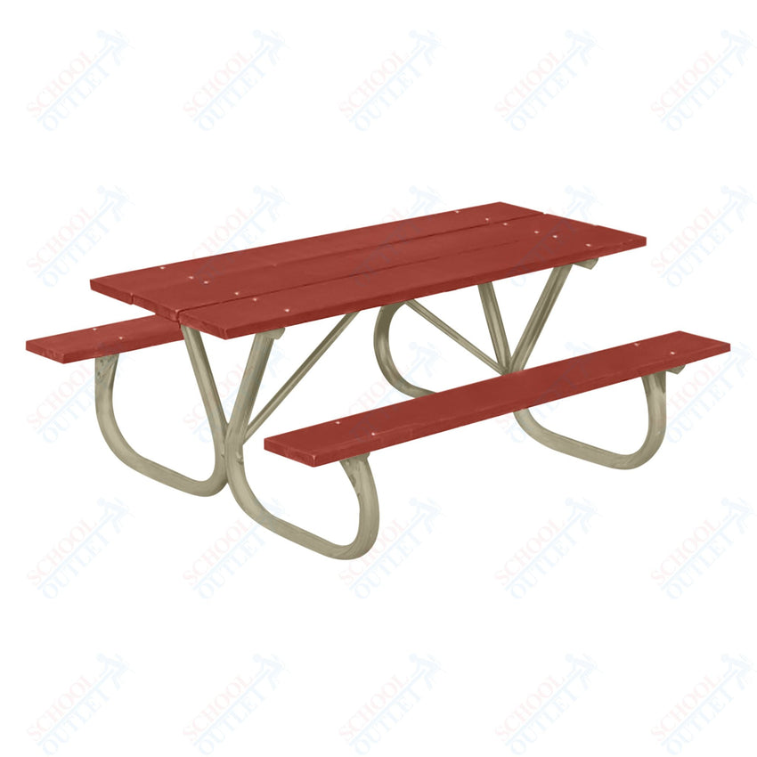 UltraPlay 8' Extra Heavy Duty Table w/ Bolt - Thru Frame - SchoolOutlet