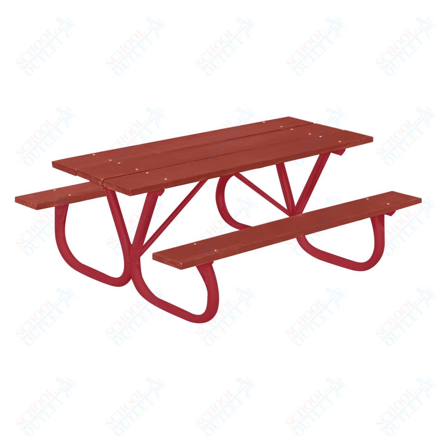 UltraPlay 8' Extra Heavy Duty Table w/ Bolt - Thru Frame - SchoolOutlet