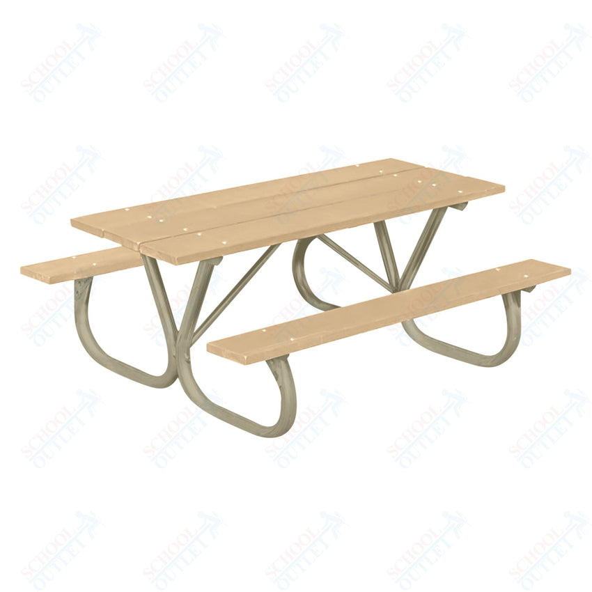 UltraPlay 8' Extra Heavy Duty Table w/ Bolt - Thru Frame - SchoolOutlet