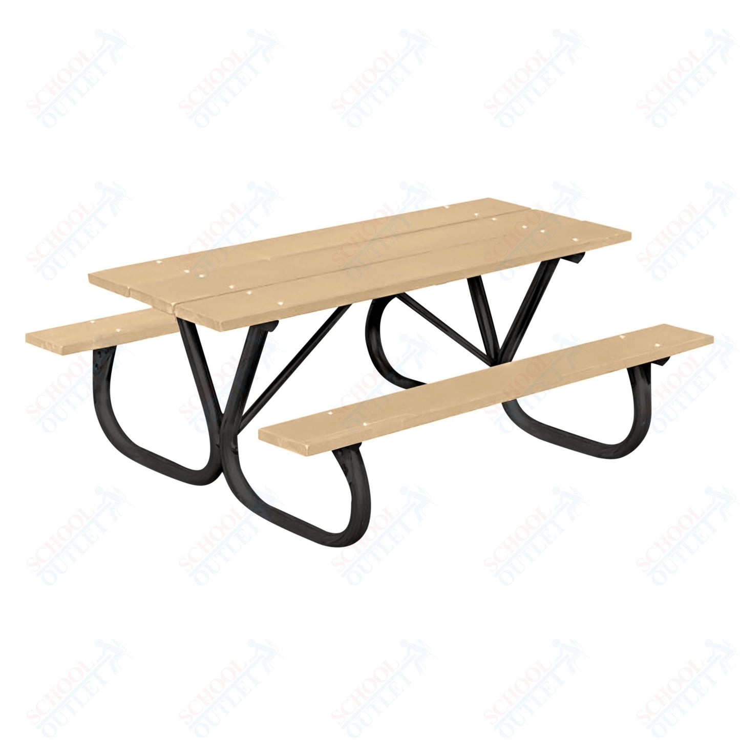 UltraPlay 8' Extra Heavy Duty Table w/ Bolt - Thru Frame - SchoolOutlet