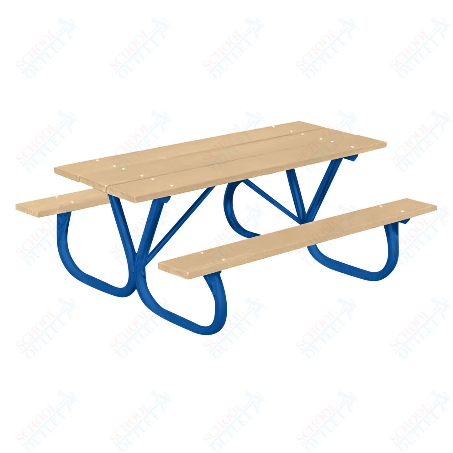 UltraPlay 8' Extra Heavy Duty Table w/ Bolt - Thru Frame - SchoolOutlet