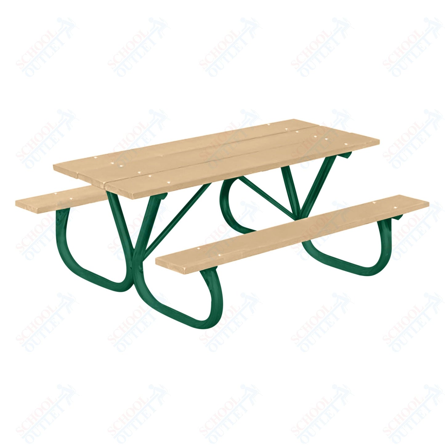 UltraPlay 8' Extra Heavy Duty Table w/ Bolt - Thru Frame - SchoolOutlet