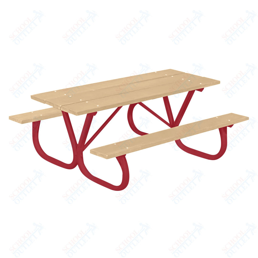 UltraPlay 8' Extra Heavy Duty Table w/ Bolt - Thru Frame - SchoolOutlet