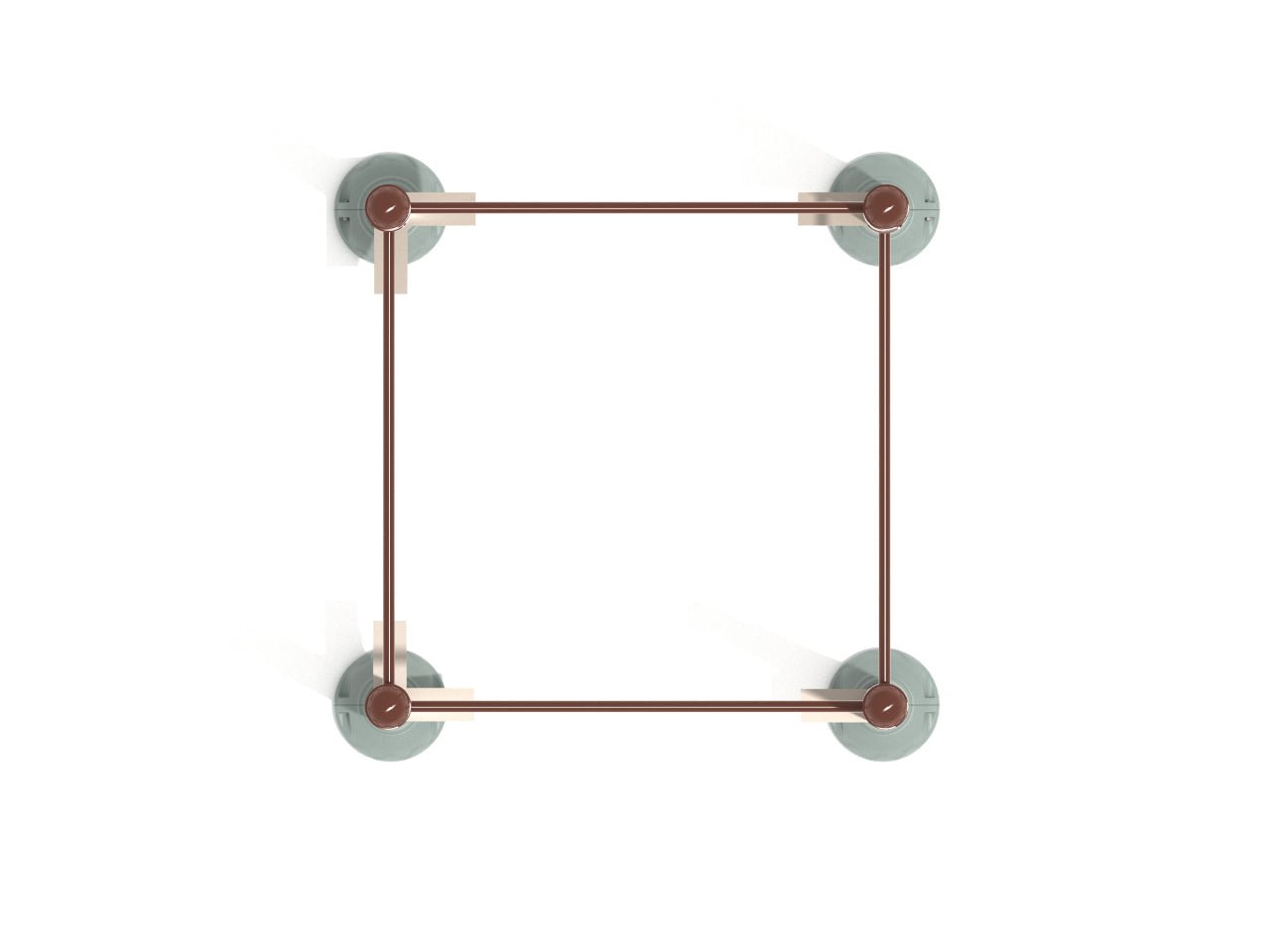 Playground Equipment Inclined Quadruple Station Chin Up Bars (PFT069) - SchoolOutlet