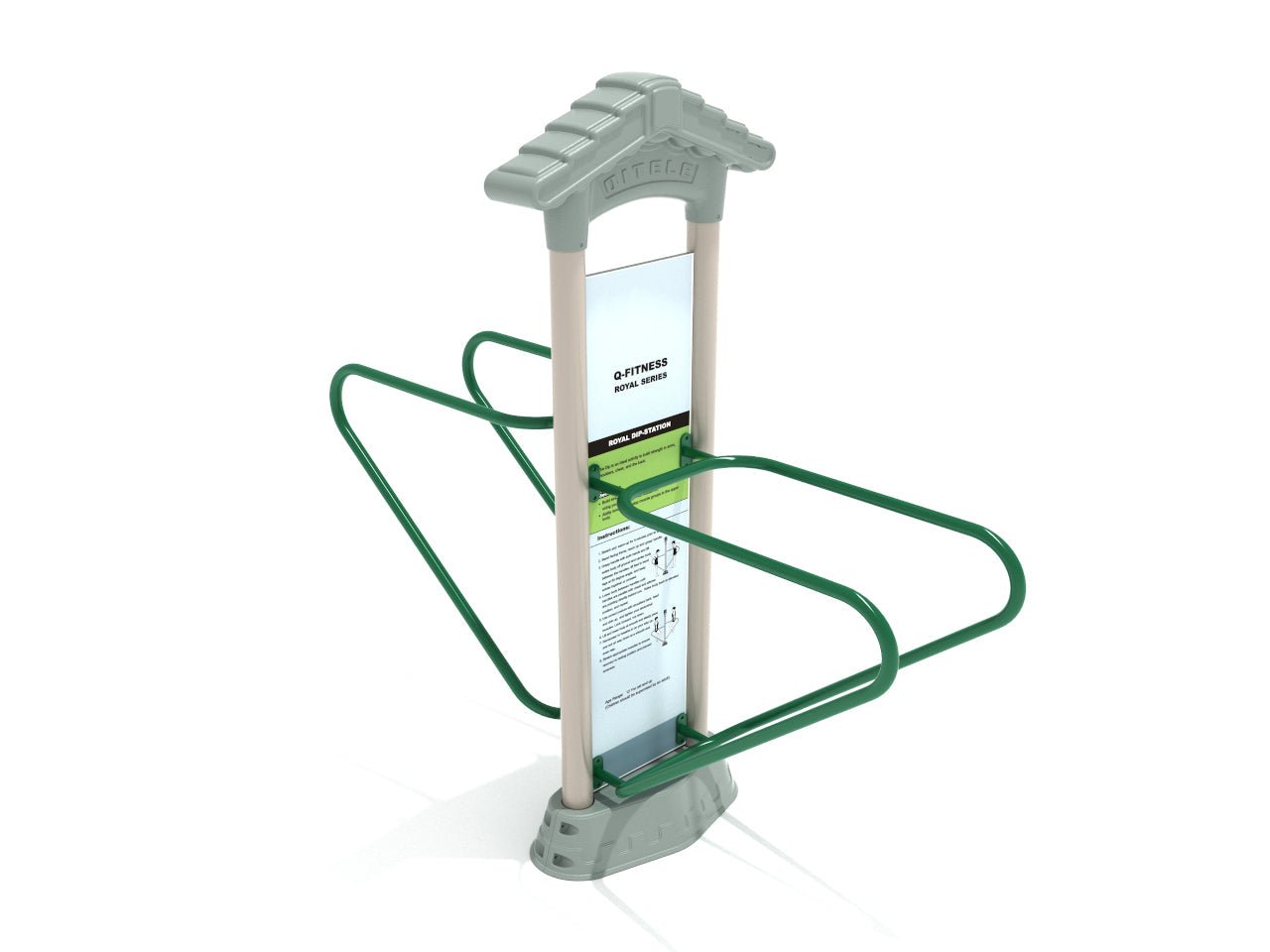Playground Equipment Royal Double Station Dip (PFT018) - SchoolOutlet