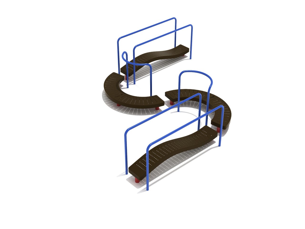 Playground Equipment Snake Balance Track (PFS069) - SchoolOutlet