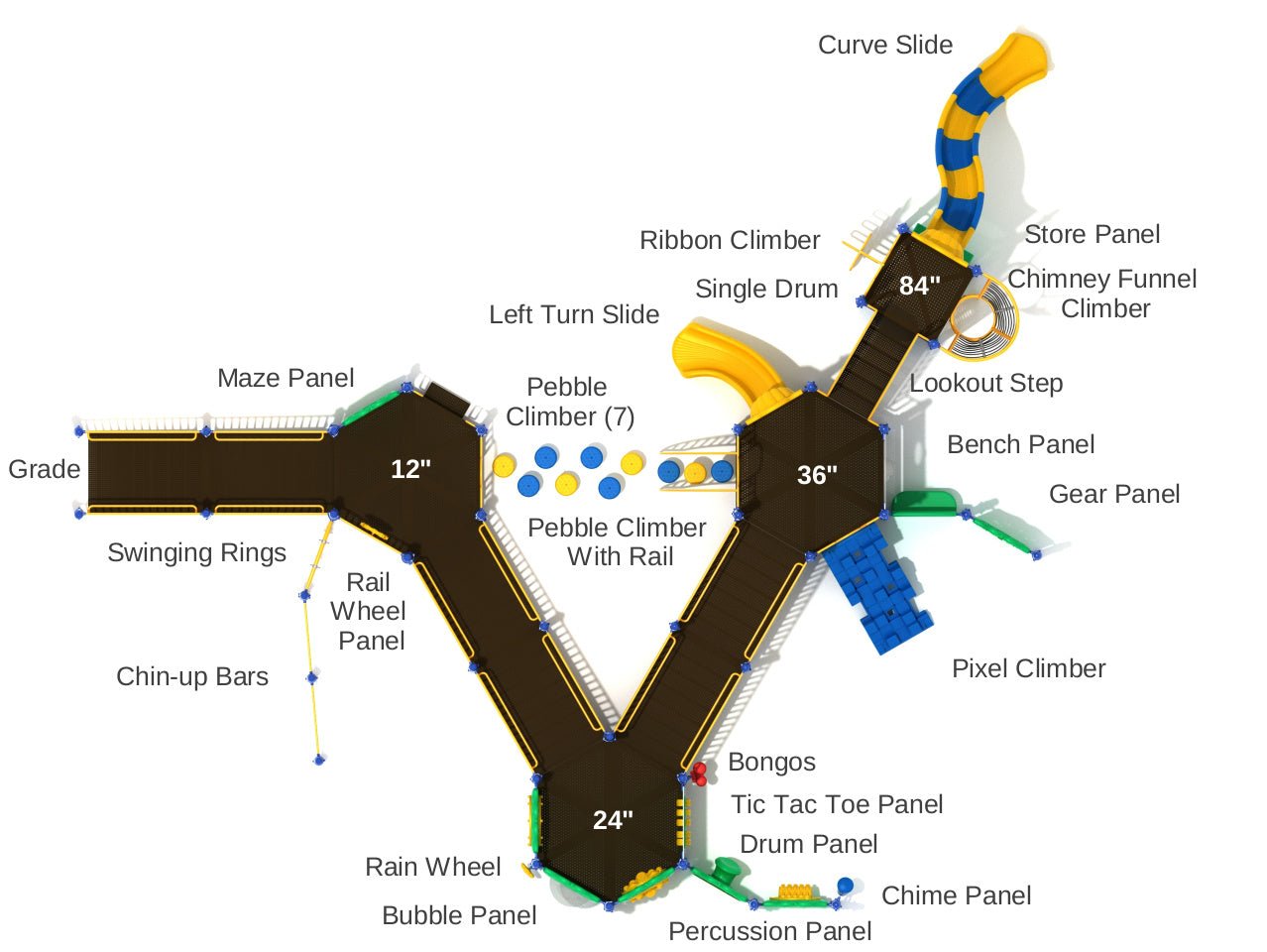 Playground Equipment Cypress Preserve (PFA009) - SchoolOutlet