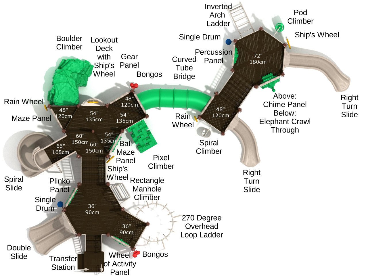 Playground Equipment Bonita Bay (PMF022) - SchoolOutlet