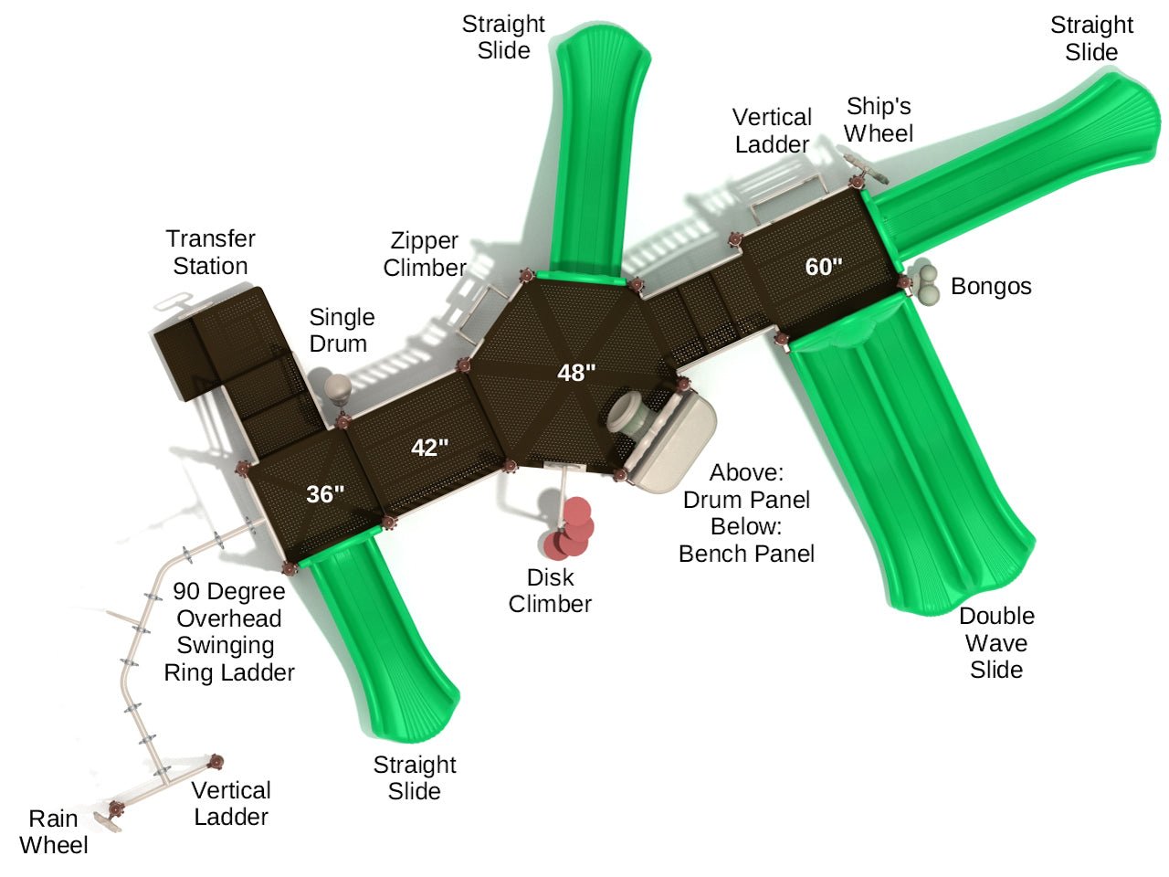 Playground Equipment Santa Monica (PKP125) - SchoolOutlet