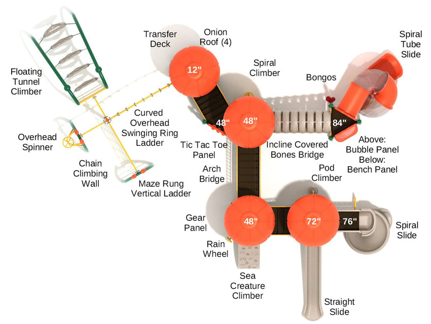 Playground Equipment Pantigo (PMF007) - SchoolOutlet