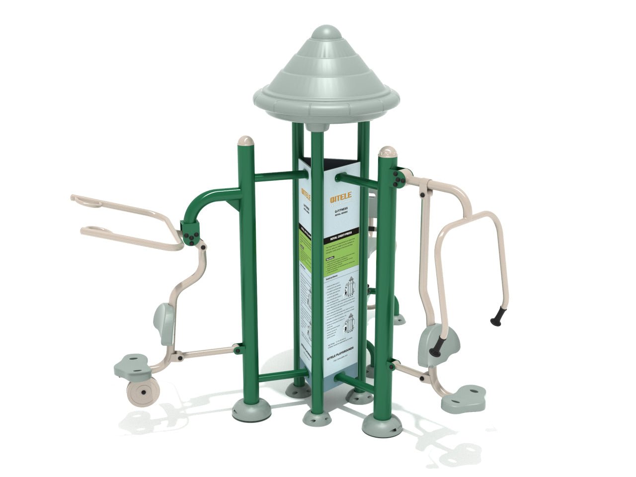 Playground Equipment Royal Triple Upper Body Combo Station (PFT064) - SchoolOutlet