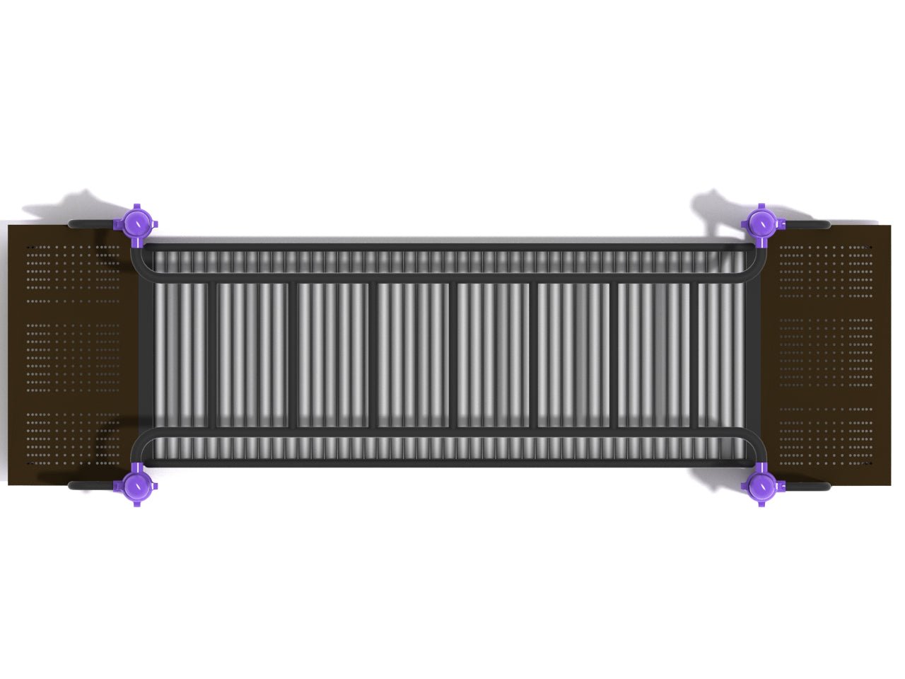 Playground Equipment Monkey Bar Roller Slide (PFS078) - SchoolOutlet