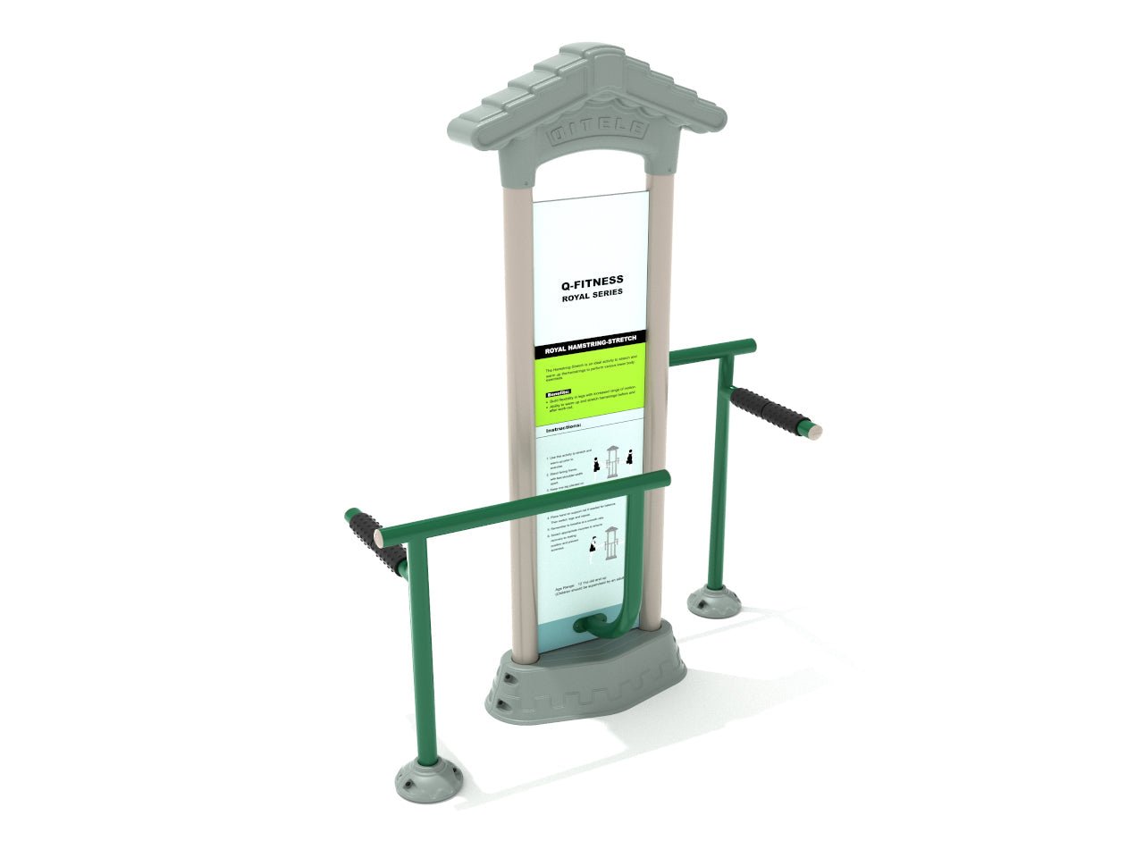 Playground Equipment Royal Double Station Hamstring Stretch (PFT030) - SchoolOutlet