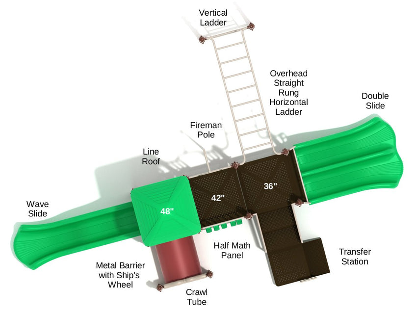 Playground Equipment Bar Harbor (PKP265) - SchoolOutlet
