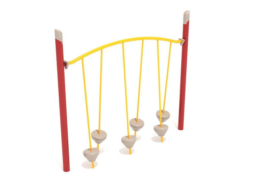 Playground Equipment Single Post Tilted Pebble Bridge (PGS029) - SchoolOutlet