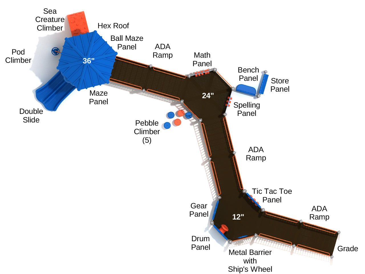 Playground Equipment High Sierra (PFA007) - SchoolOutlet