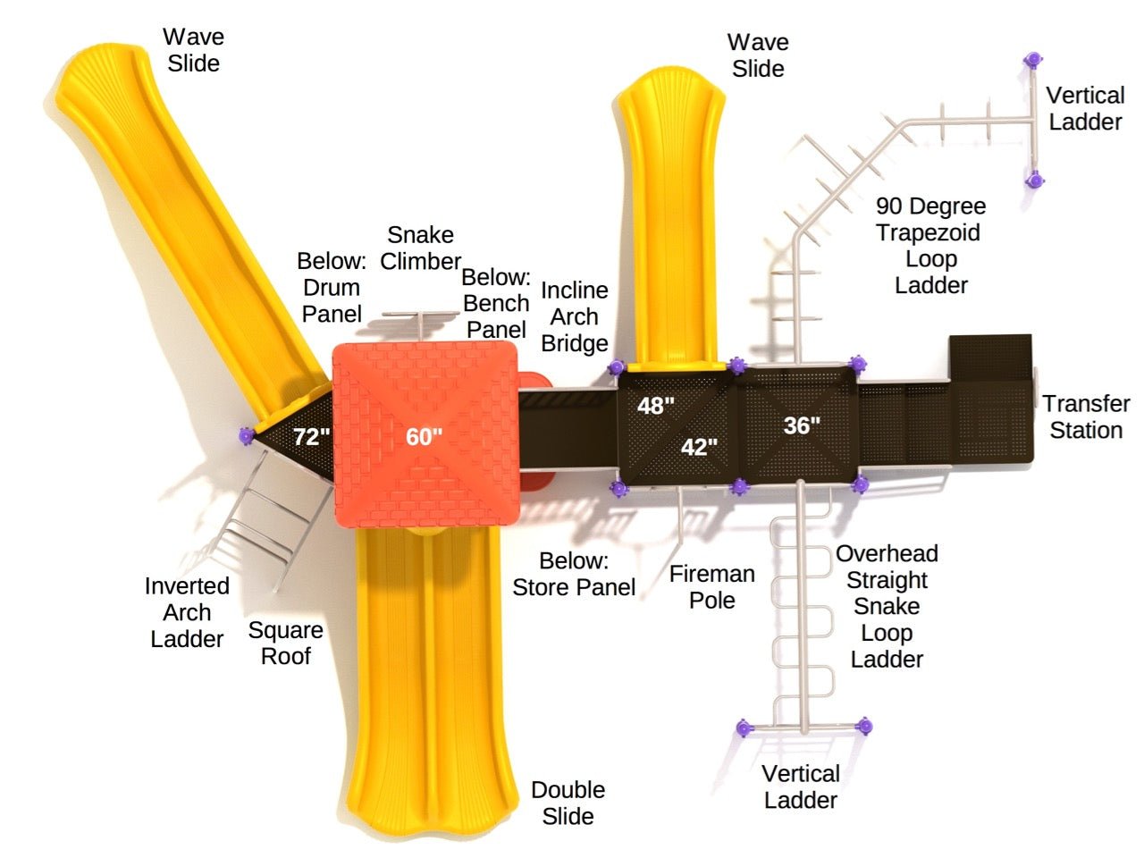 Playground Equipment Gainesville (PKP240) - SchoolOutlet
