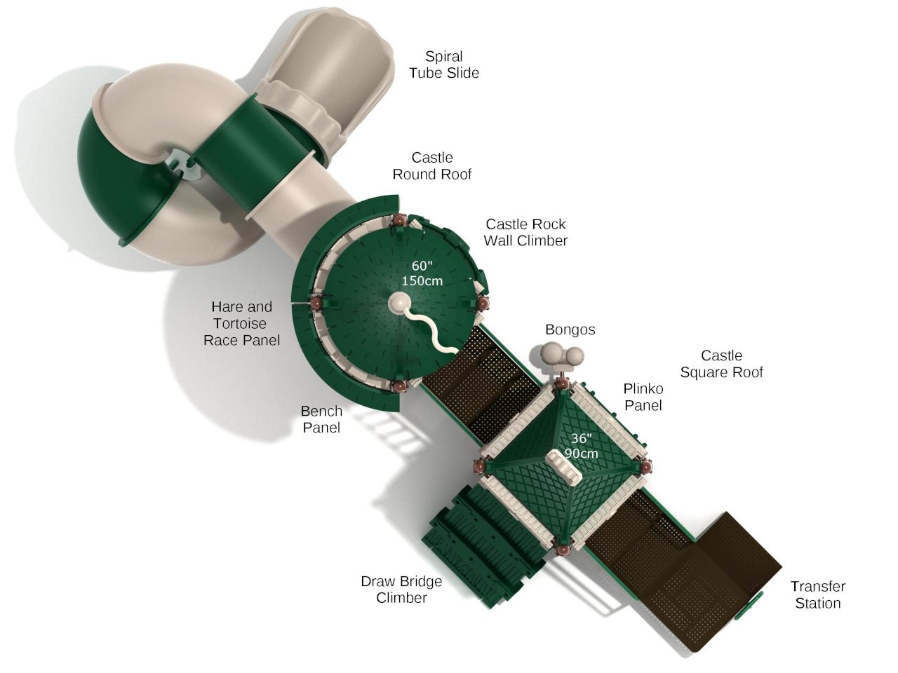Playground Equipment Cordial Castle (PCT053) - SchoolOutlet