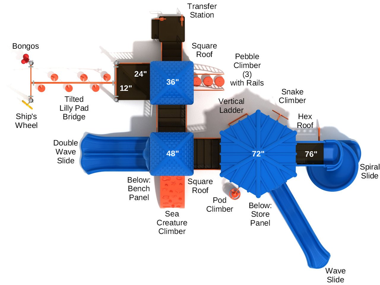 Playground Equipment Elbert (PMF009) - SchoolOutlet