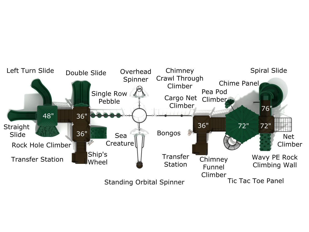 Playground Equipment Foxdale Reserve (PMF058) - SchoolOutlet
