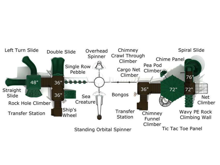 Playground Equipment Foxdale Reserve (PMF058) - SchoolOutlet