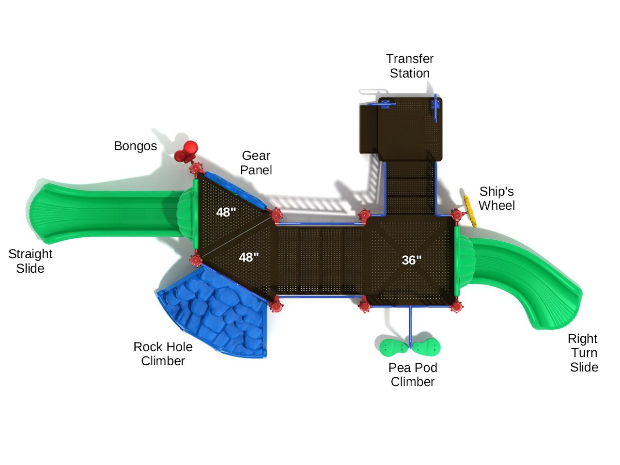 Playground Equipment Blackburn (PMF004) - SchoolOutlet