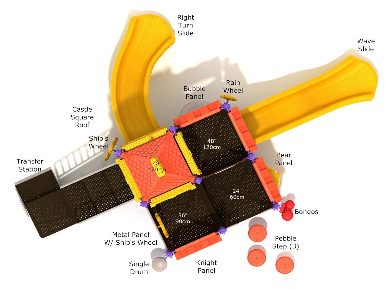 Playground Equipment Knight's Stable (PCT040) - SchoolOutlet