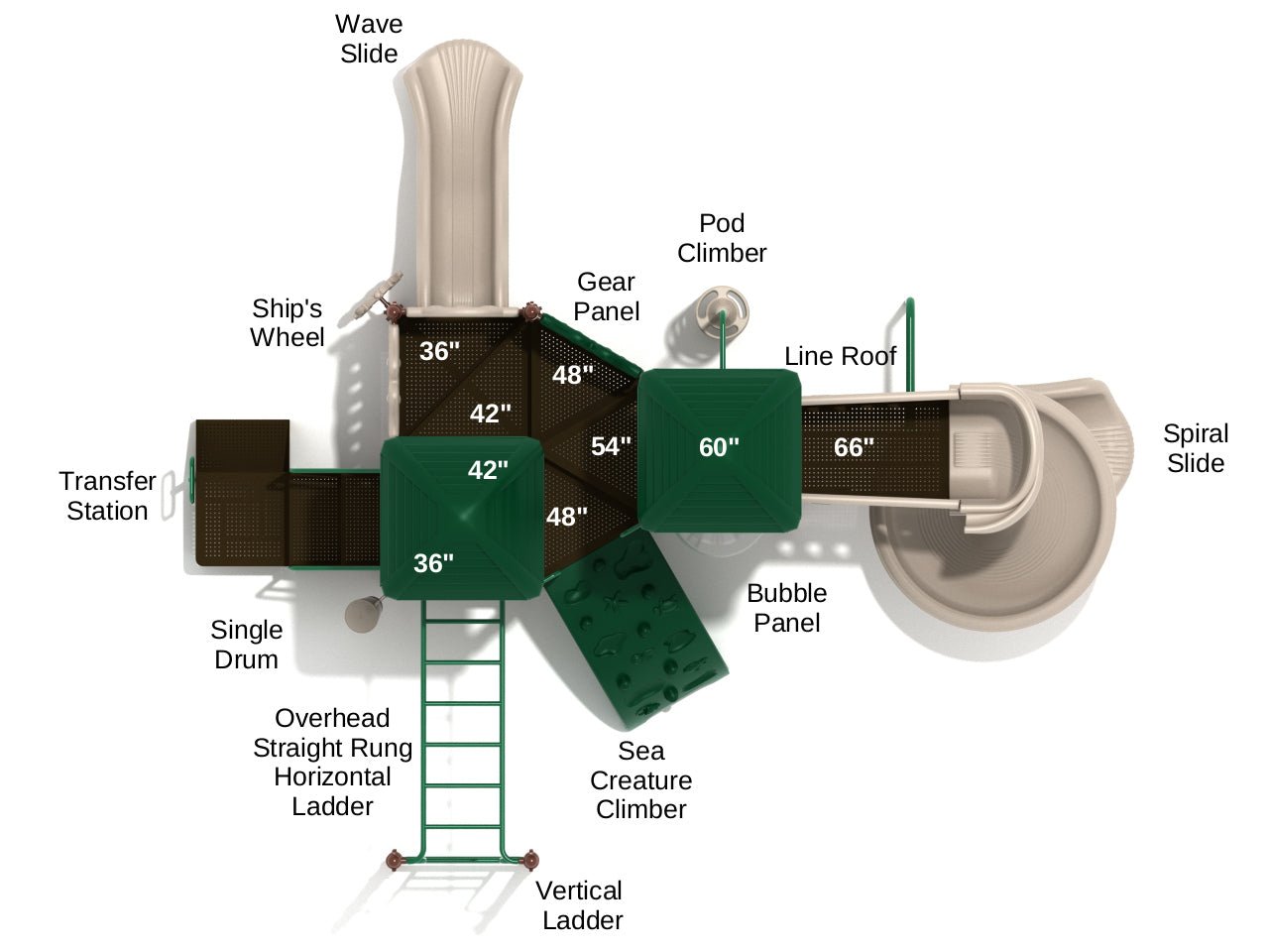Playground Equipment Cooper's Neck (PKP011) - SchoolOutlet
