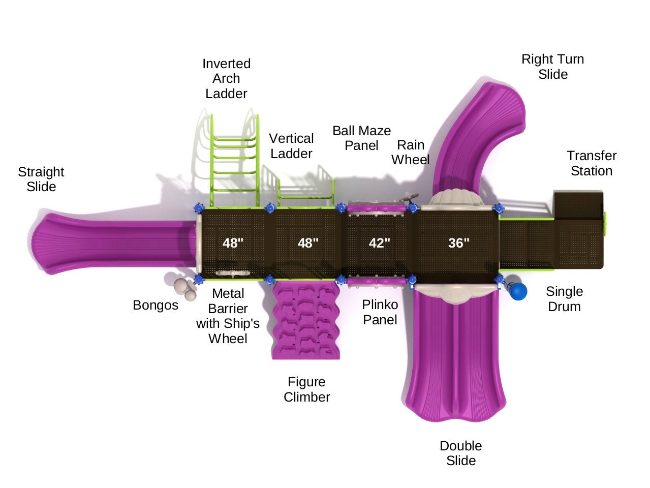 Playground Equipment Barberton (PKP255) - SchoolOutlet
