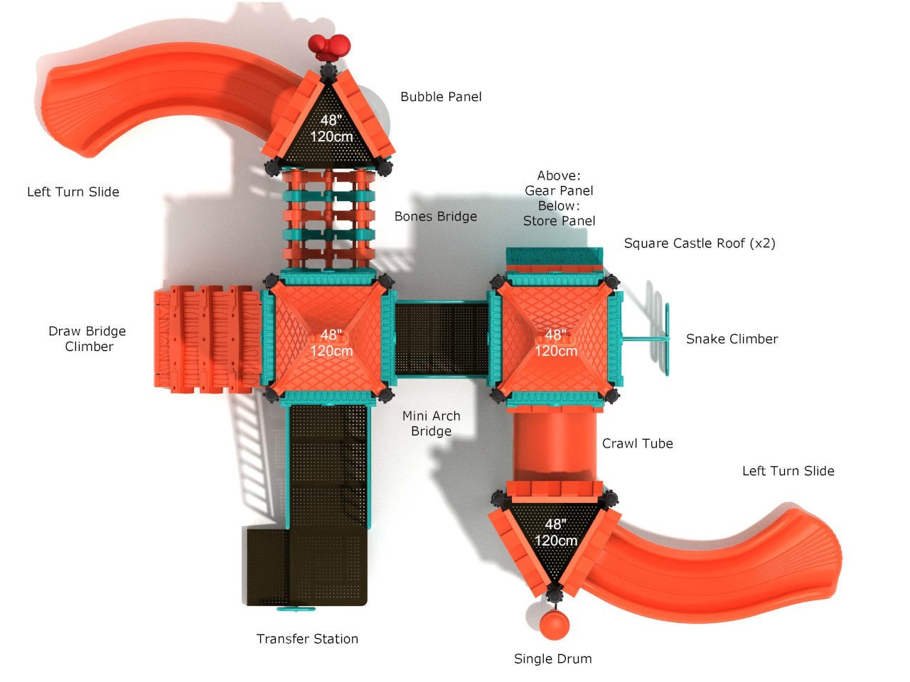 Playground Equipment Dragon’s Dungeon (PCT014) - SchoolOutlet