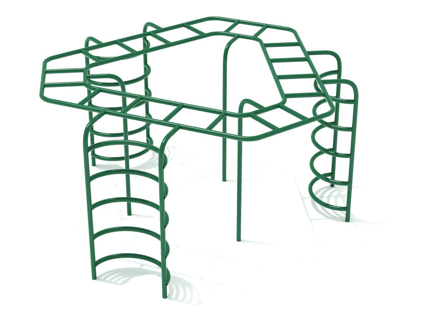 Playground Equipment Triangle Overhead Ladder Climber (PFS072) - SchoolOutlet