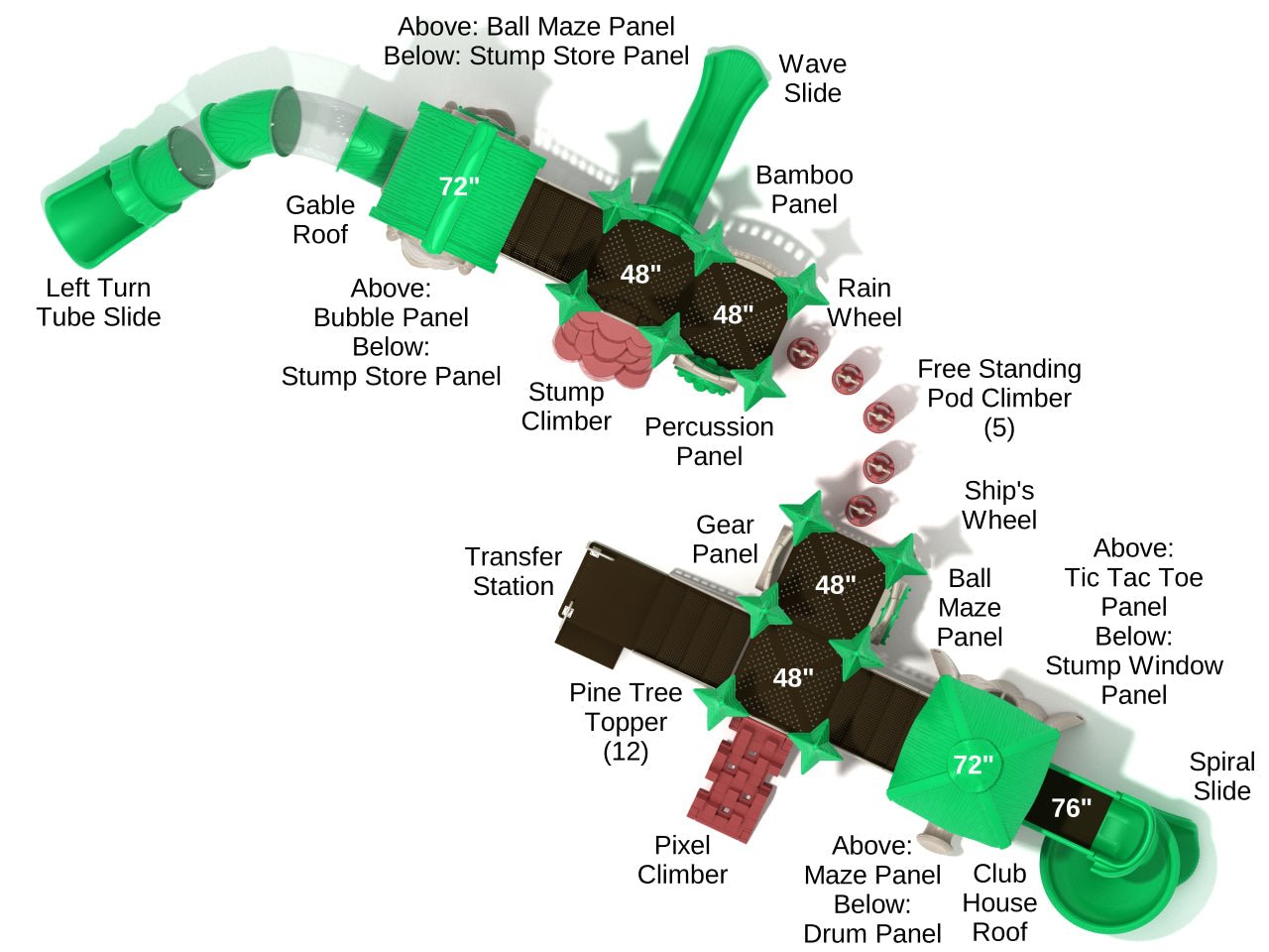 Playground Equipment Platypus Plunge (PTH013) - SchoolOutlet