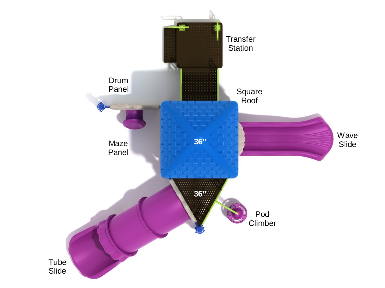 Playground Equipment Grays Peak (PMF012) - SchoolOutlet