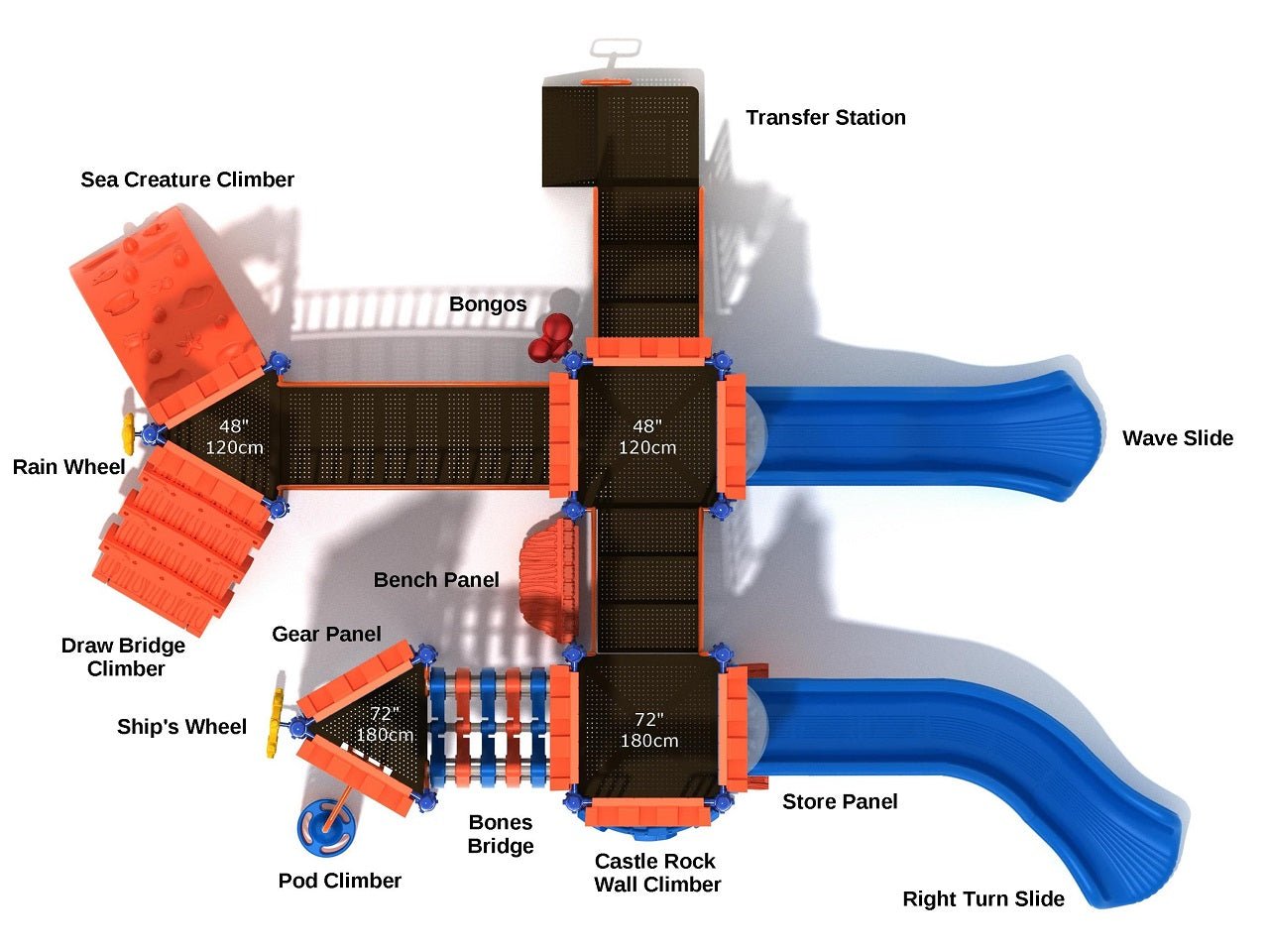 Playground Equipment Alcazar Acres (PCT001) - SchoolOutlet