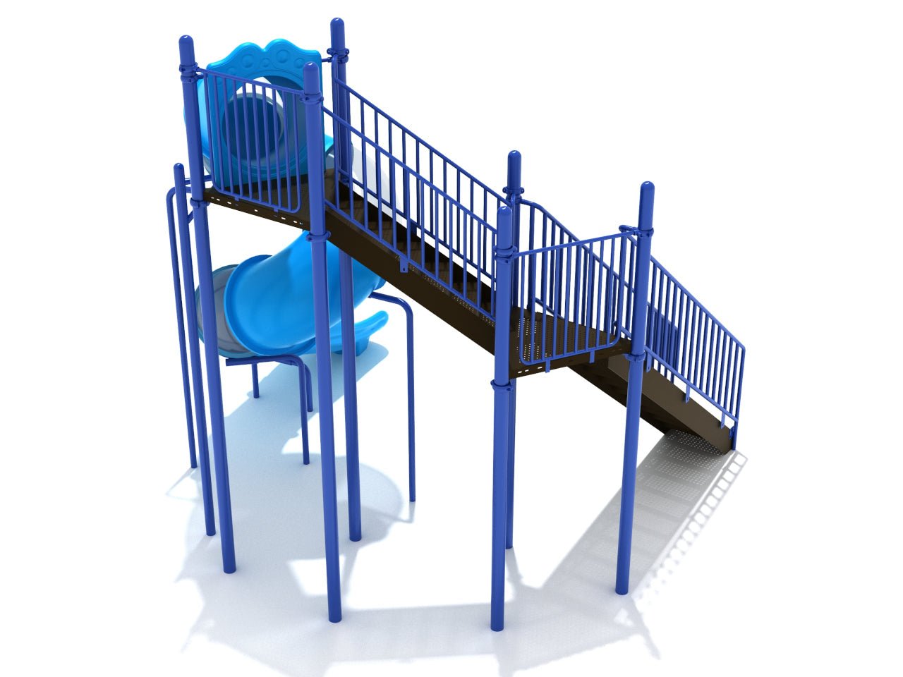 Playground Equipment 12 Foot Spiral Tube Slide (PSL034) - SchoolOutlet