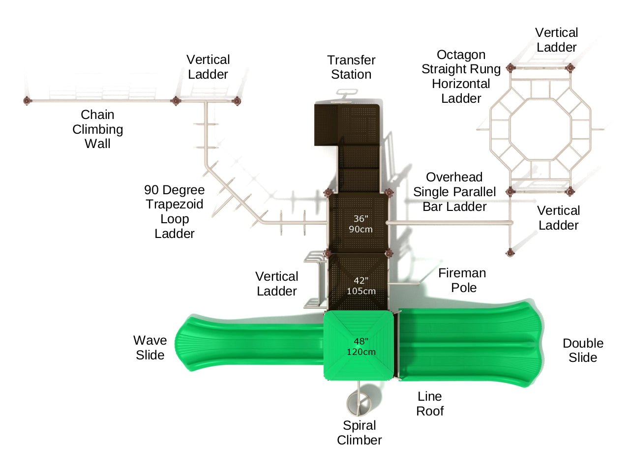 Playground Equipment New Glarus (PKP269) - SchoolOutlet